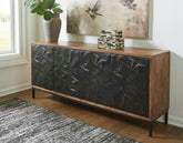 A2Z Furniture - Ashley Furniture - Dorannby Accent Cabinet - Accent Cabinet / Black/Brown - A4000649